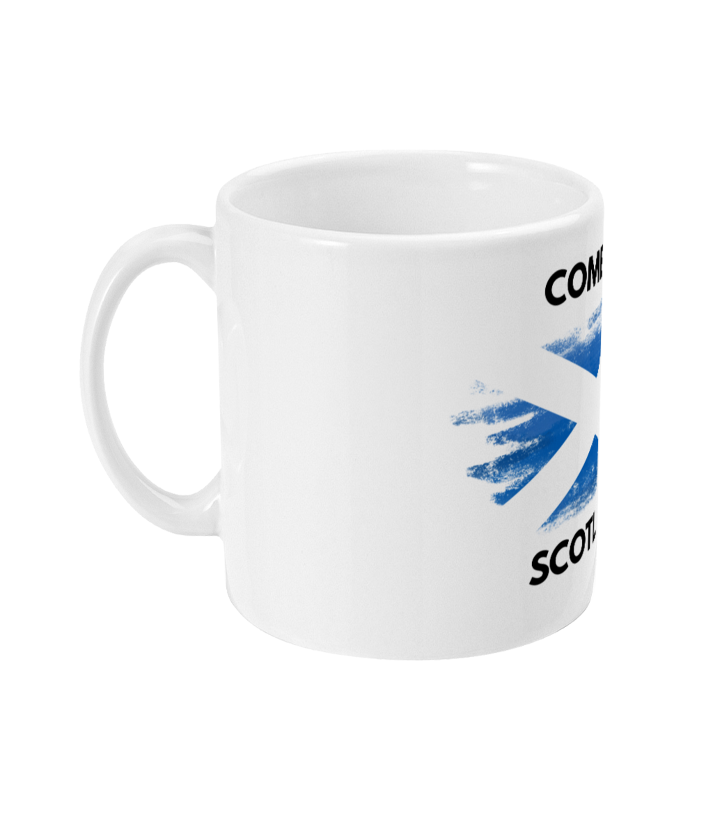 11oz Mug Come on Scotland (Mug) v1