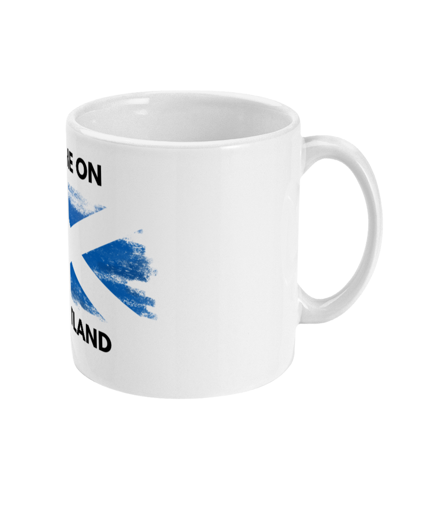 11oz Mug Come on Scotland (Mug) v1